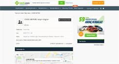 Desktop Screenshot of caddemotors.tasit.com